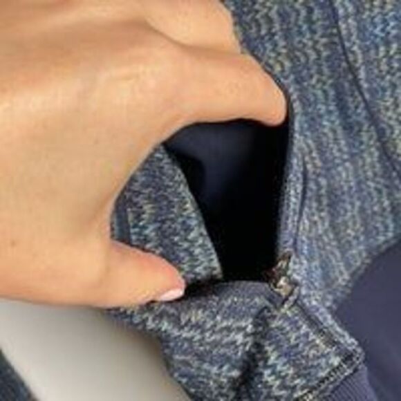 EUC Lululemon Nice Asana Jacket Ziqgy Wee August Inkwell / Inkwell Navy $118 2 - Picture 7 of 12